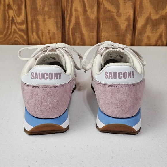 Saucony Jazz 81 Womens Sz 7.5 Pink White Running Shoes Sneakers S60539-17 - Picture 8 of 10